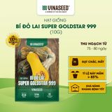  Hạt Giống Bí Đỏ Lai F1 Supper Gold Star 999 Túi 10g 