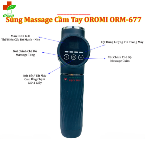  Máy massage cầm tay OROMI OMR 677 