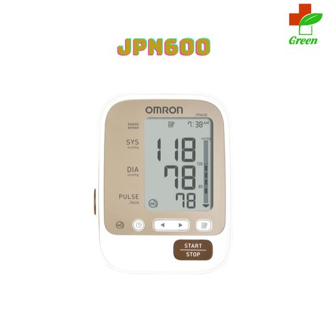  Máy đo huyết áp bắp tay Omron JPN600, sản xuất trực tiếp tại Nhật Bản 