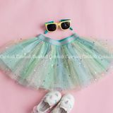  Chân váy tutu cầu vồng thiết kế độc quyền Cutekids 