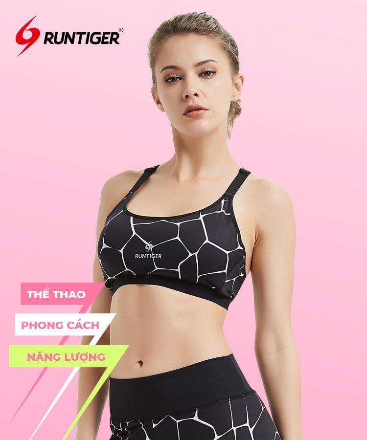 Áo Bra thể thao chạy bộ nữ RunTiger 4488