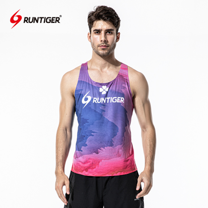Áo Singlet Chạy Bộ Nam RunTiger 49761-1