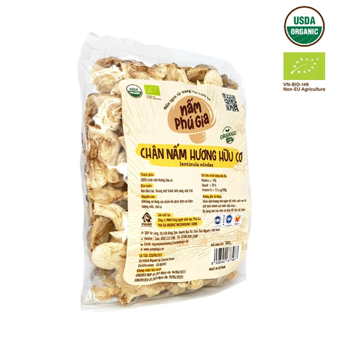  CHÂN NẤM HƯƠNG HỮU CƠ GÓI 500G /1000G 