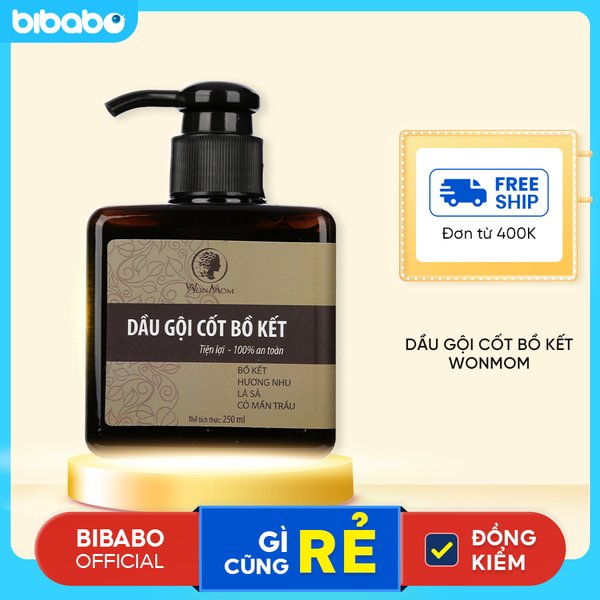 Dầu gội cốt bồ kết Wonmom 250ml