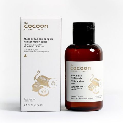 Toner Nước Bí Đao Cân Bằng Da Cocoon 140ml