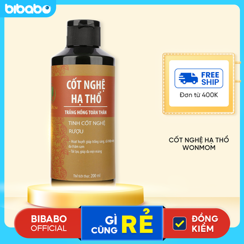 Cốt nghệ hạ thổ Wonmom lọ 200ml