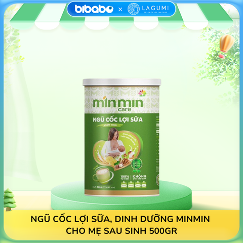 Ngũ cốc lợi sữa MinMin 30 vị Hạt cho mẹ sau sinh 500gr