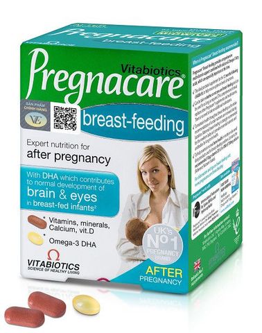 Viên uống lợi sữa Vitabiotics Pregnacare Breast Feeding ( Hàng nhập khẩu chính hãng)