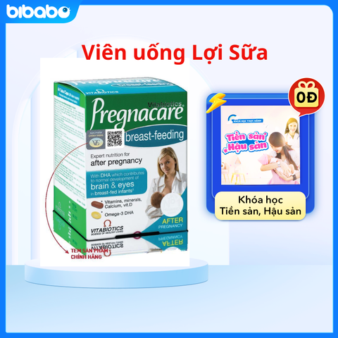 Viên uống lợi sữa Vitabiotics Pregnacare Breast Feeding 84 viên