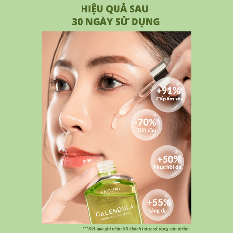 Serum siêu cấp ẩm và phục hồi da Lagumi Super HA & B5 30ml