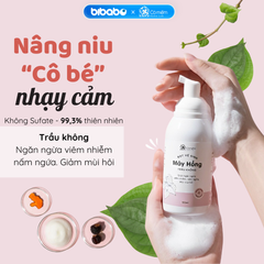 Bọt vệ sinh phụ nữ Mây Hồng Cỏ Mềm 150ml