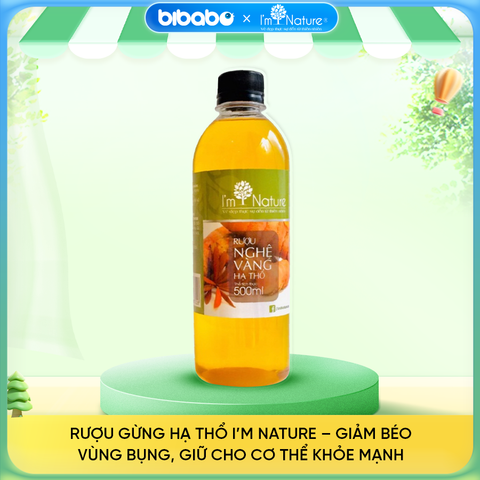 Rượu Gừng Hạ Thổ  I'M NATURE – Giảm béo vùng bụng, giữ cho cơ thể khỏe mạnh