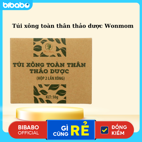 Túi xông toàn thân thảo dược Wonmom cho mẹ sau sinh