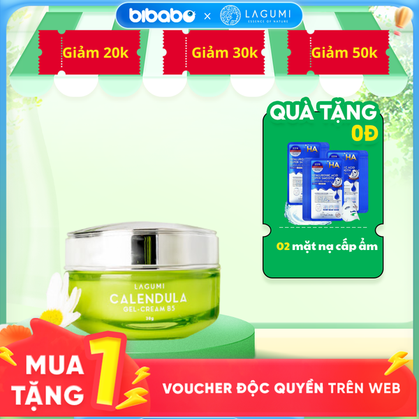 Kem dưỡng phục hồi & dưỡng sáng da Lagumi Calendula B5 cho da dầu, mụn 30g