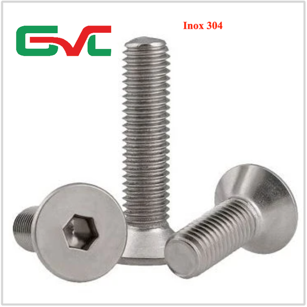 Bu lông lục giác đầu bằng inox 12.9