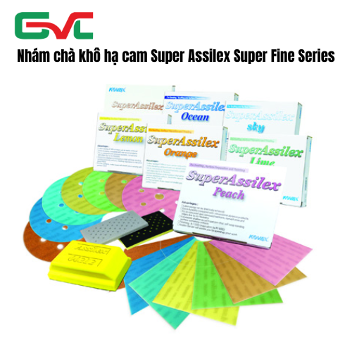 Nhám chà khô hạ cam Super Assilex Super Fine Series