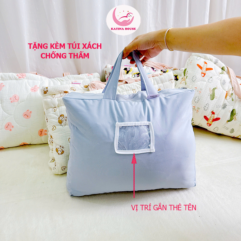 Bộ gối nệm (3 món)/ Muslin