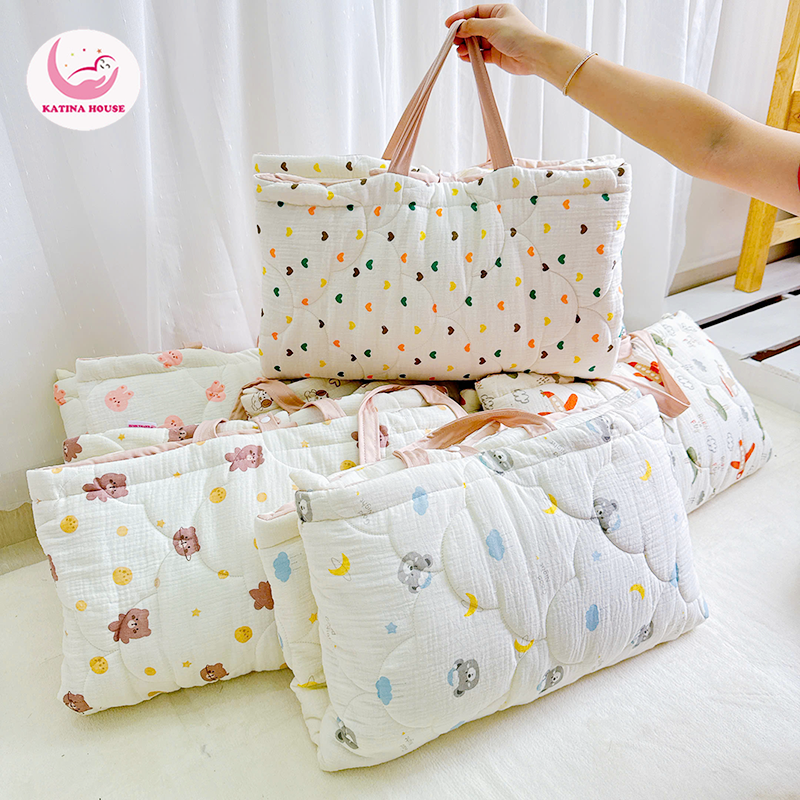 Bộ gối nệm (3 món)/ Muslin