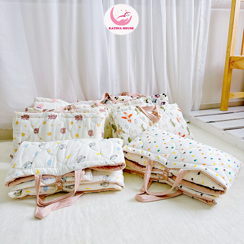 Bộ gối nệm (2 món)/ Muslin