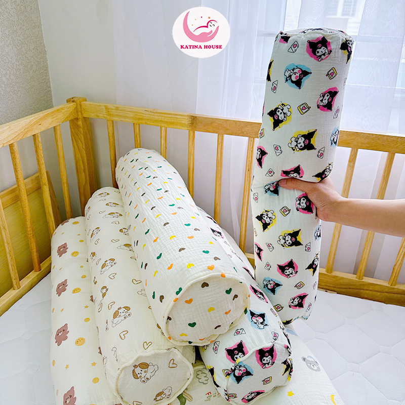 Gối ôm cho bé vải Muslin