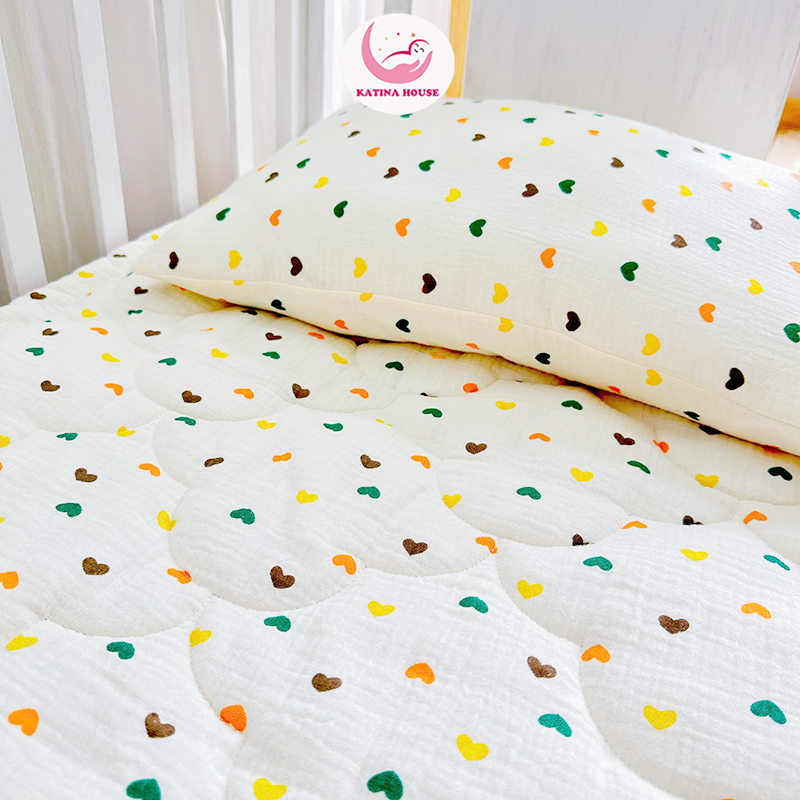 Bộ gối nệm (2 món)/ Muslin