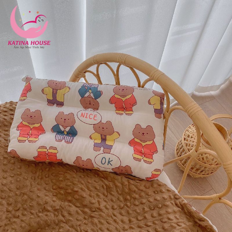Gối cotton nhung 30x50cm