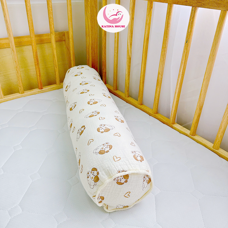 Gối ôm cho bé vải Muslin