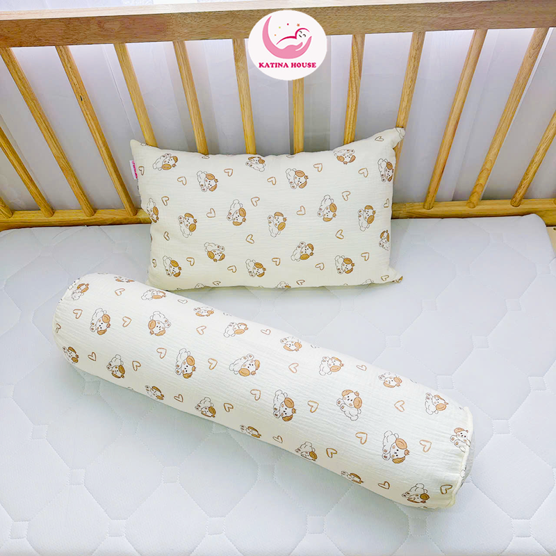 Bộ gối nằm gối ôm/ Muslin