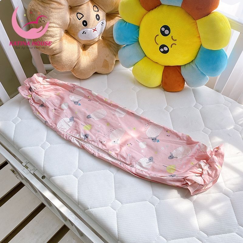 Vỏ áo gối ôm cho bé/ Vải Cotton Satin Hàn Quốc