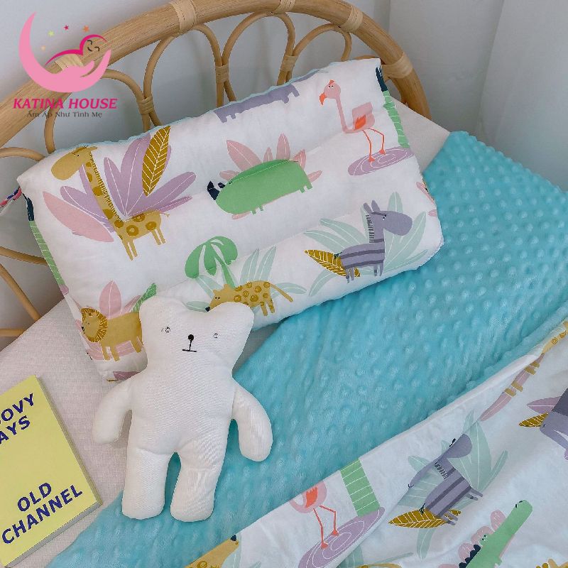 Gối cotton nhung 30x50cm
