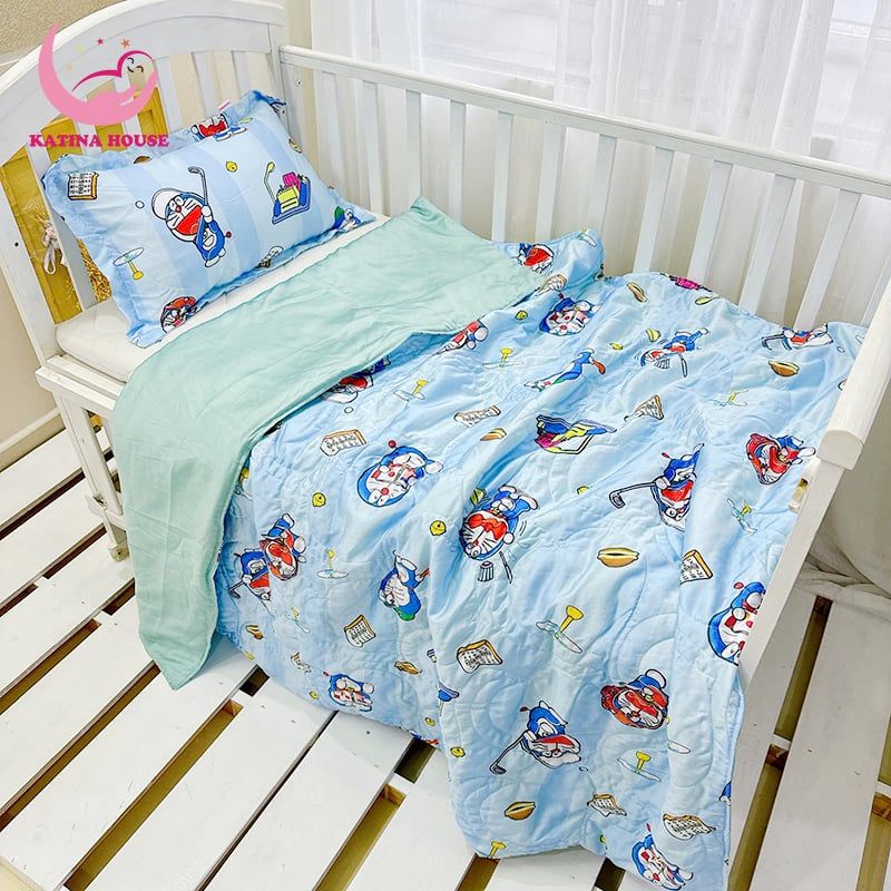 Bộ chăn gối cho bé/ Tencel 60s