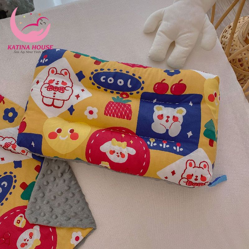 Gối cotton nhung 30x50cm