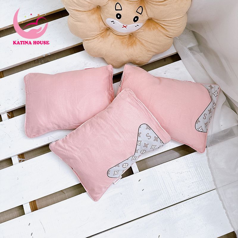 Gối nằm cho bé gòn lông vũ/ Tencel 40s