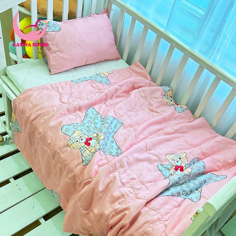 Bộ chăn gối cho bé/ Tencel 40s