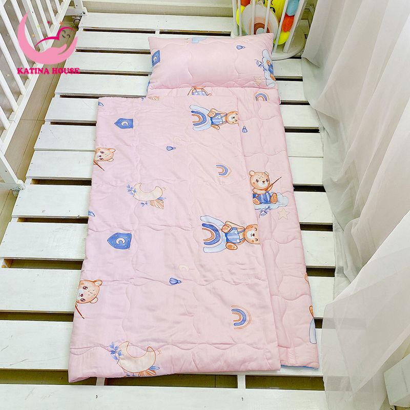 Túi ngủ cho bé đi học mầm non tiểu học/ Tencel 40s