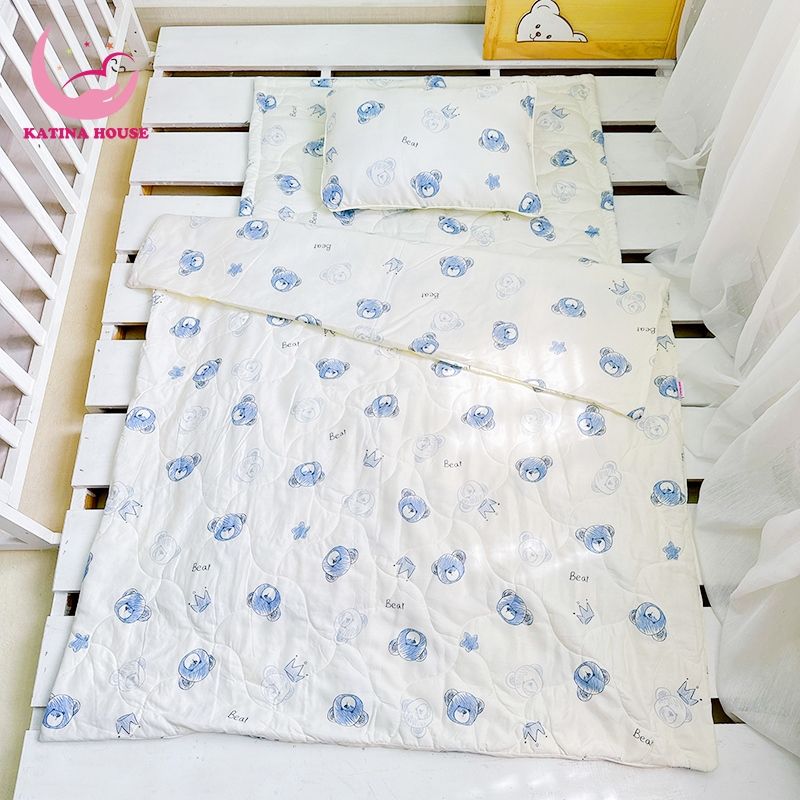 Bộ nệm chăn gối cho bé/ Tencel 40s