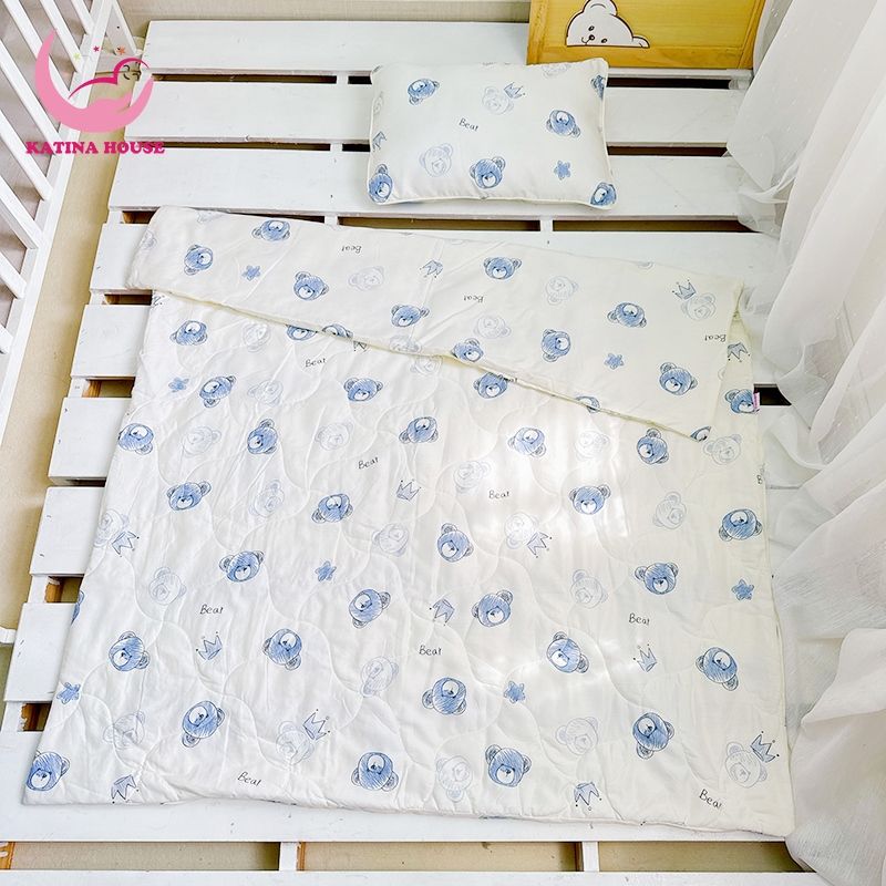 Bộ chăn gối cho bé/ Tencel 40s