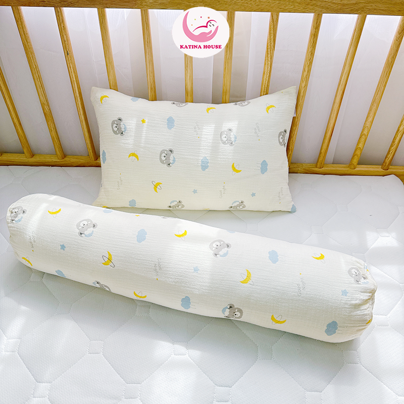 Bộ gối nằm gối ôm/ Muslin