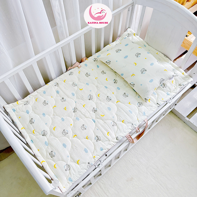 Bộ gối nệm (2 món)/ Muslin