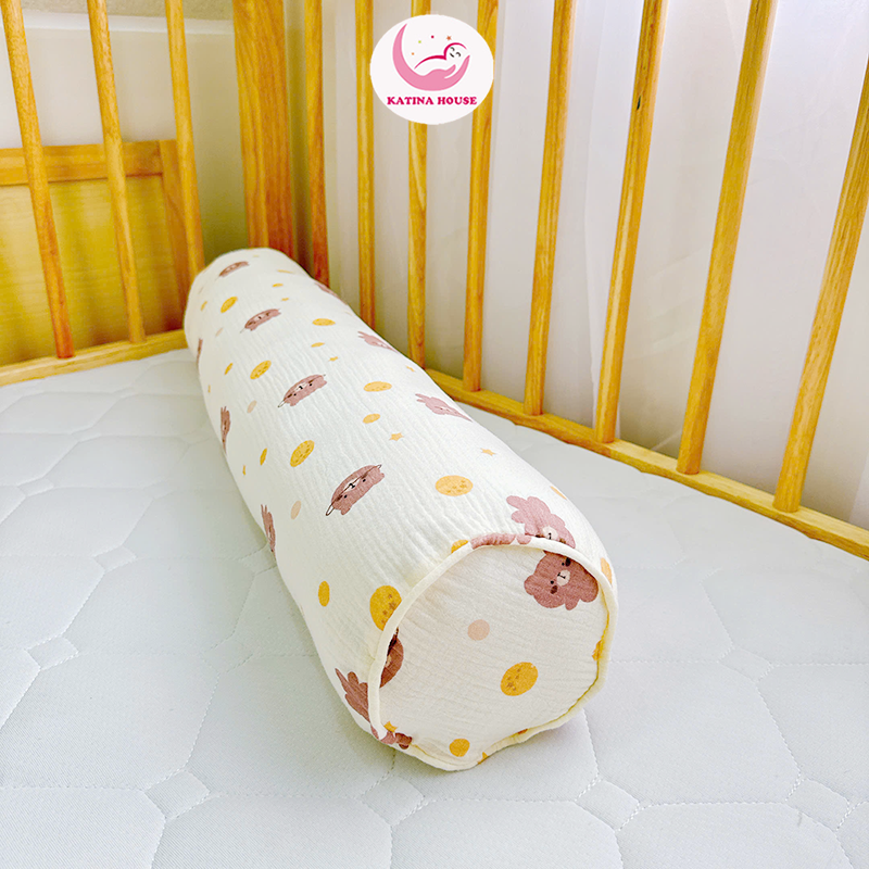 Gối ôm cho bé vải Muslin