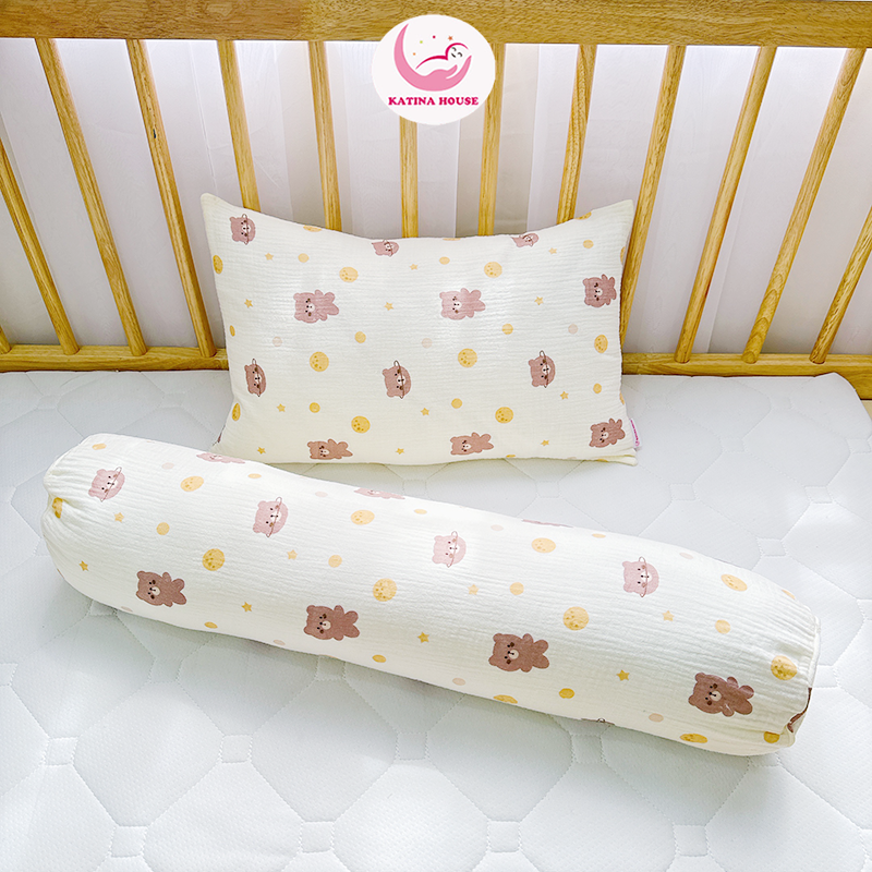 Bộ gối nằm gối ôm/ Muslin