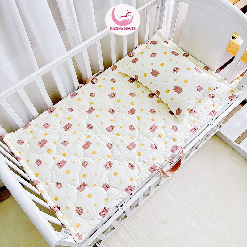 Bộ gối nệm (2 món)/ Muslin