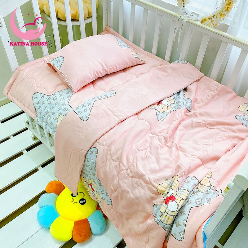Bộ nệm chăn gối cho bé/ Tencel 40s