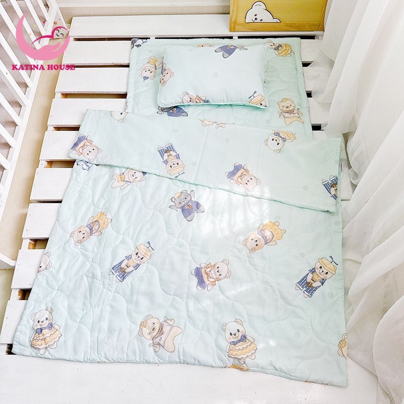 Bộ nệm chăn gối cho bé/ Tencel 40s