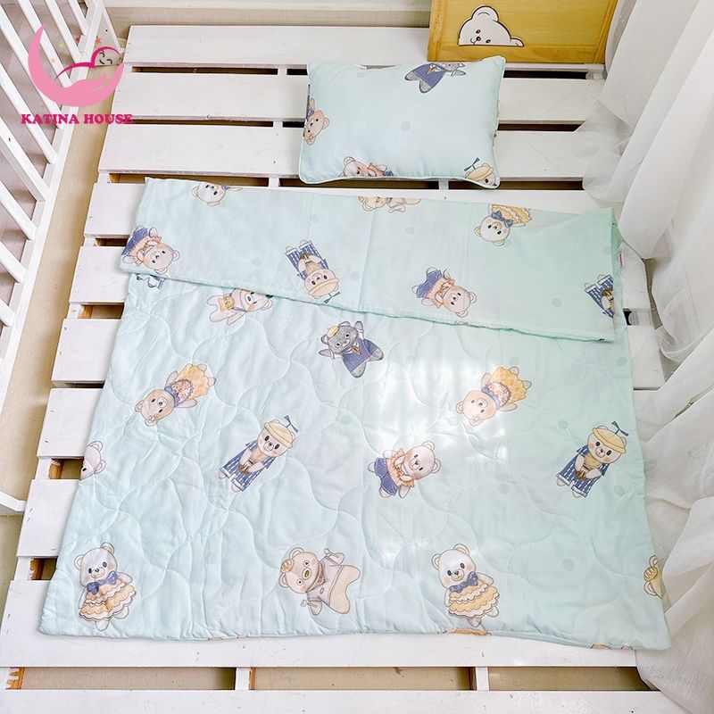 Bộ chăn gối cho bé/ Tencel 40s