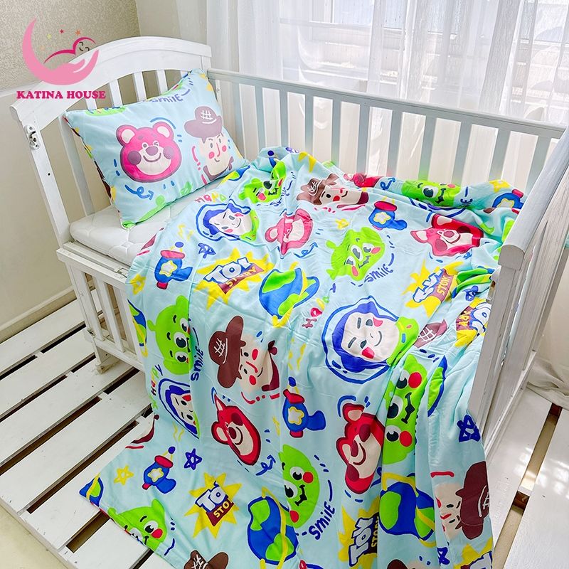 Bộ chăn gối cho bé/ Tencel 40s