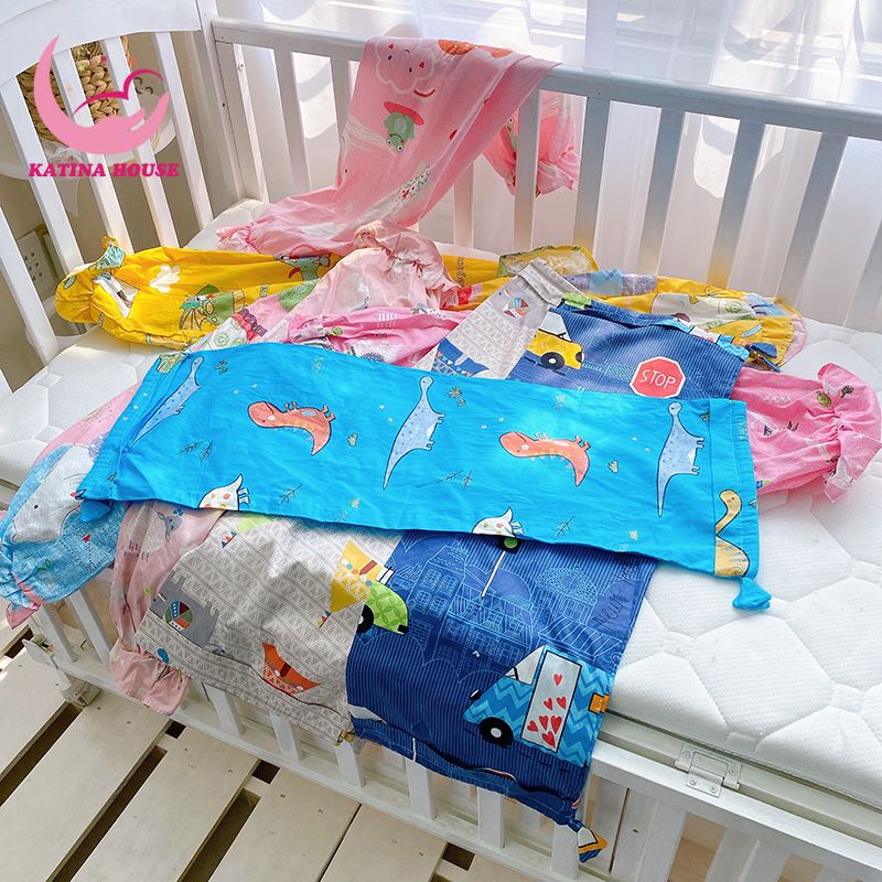 Vỏ áo gối ôm cho bé/ Vải Cotton Satin Hàn Quốc