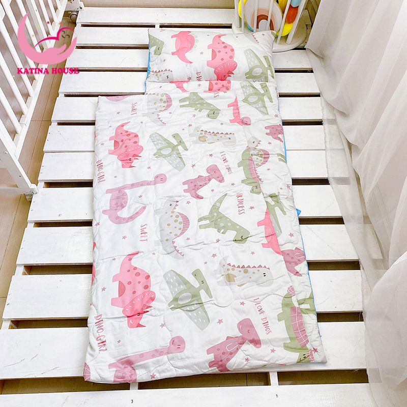 Túi ngủ cho bé đi học mầm non tiểu học/ Tencel 40s