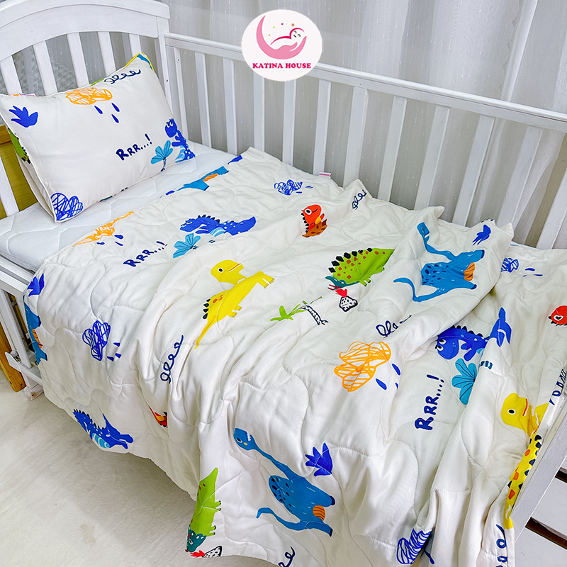 Bộ chăn gối cho bé/ Tencel 40s