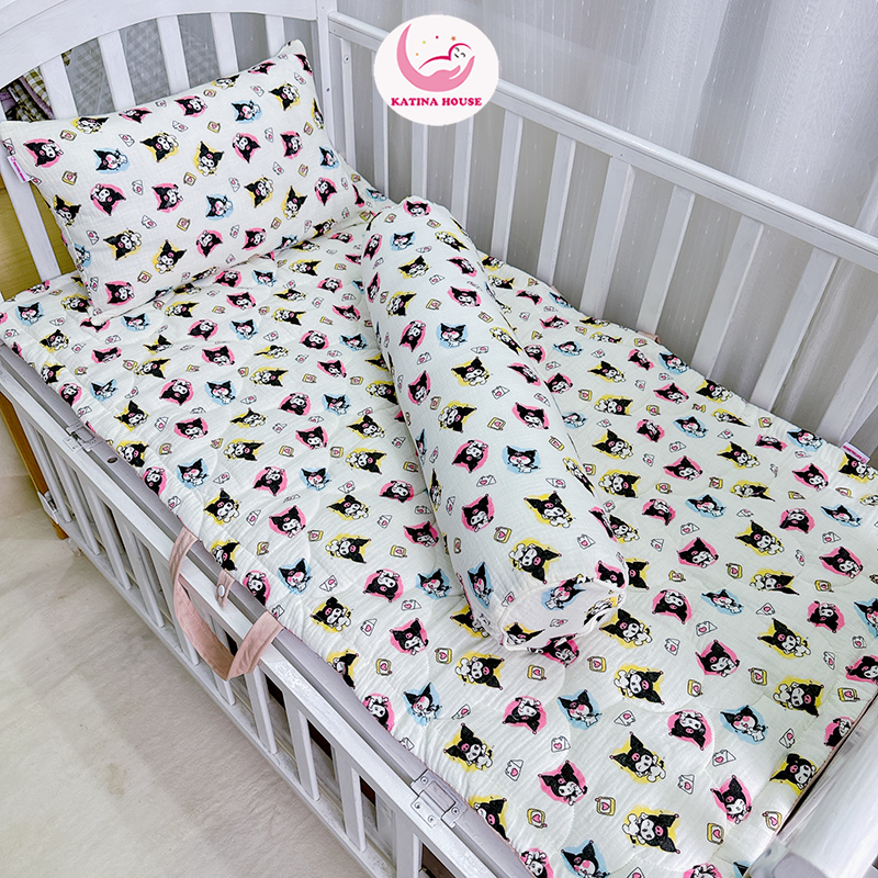 Bộ gối nệm (3 món)/ Muslin